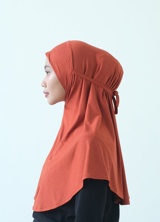 RASHAWL CASUAL HEADWEAR TERRACOTTA