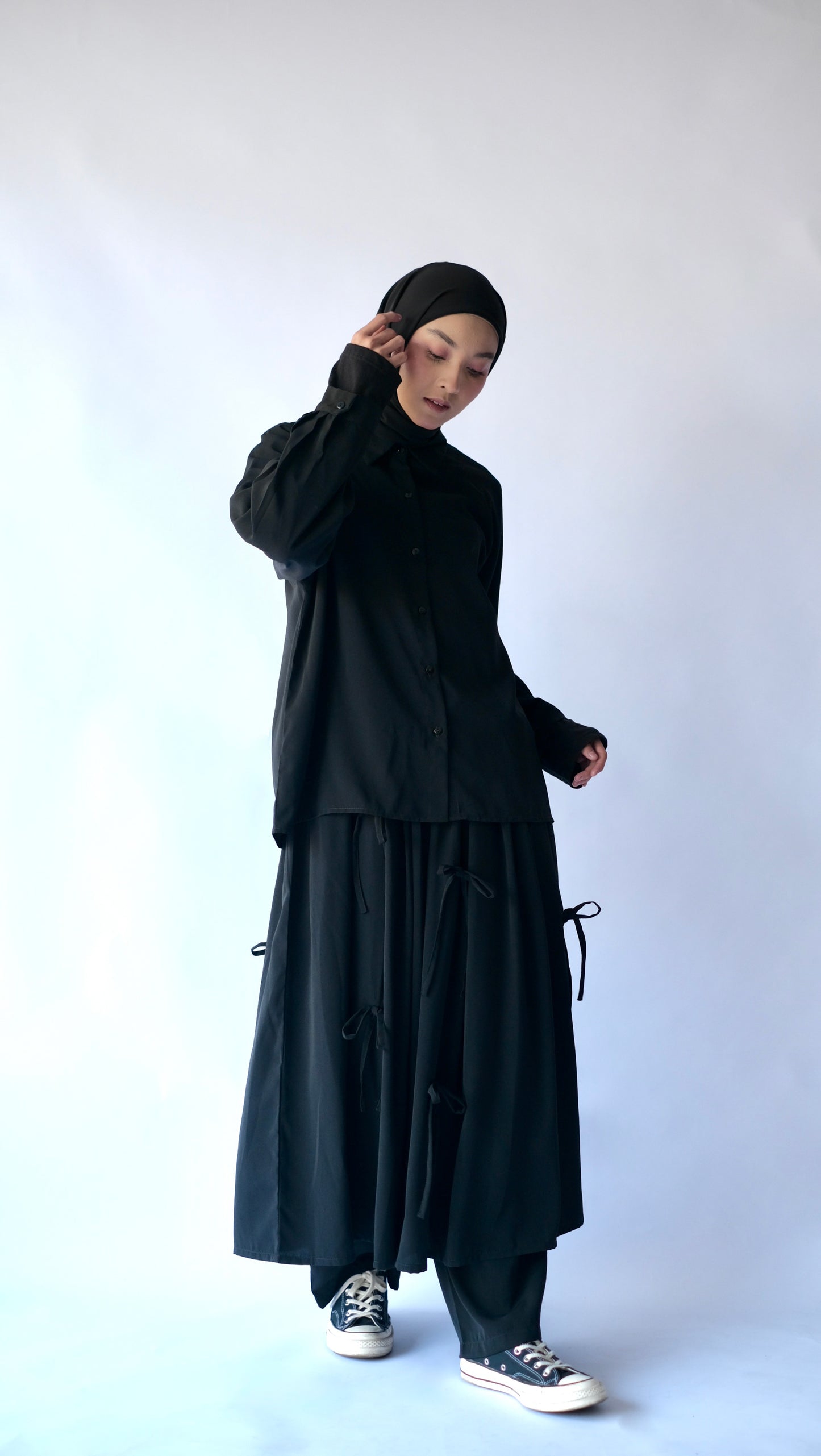RASHAWL LANTANA BOW SKIRT