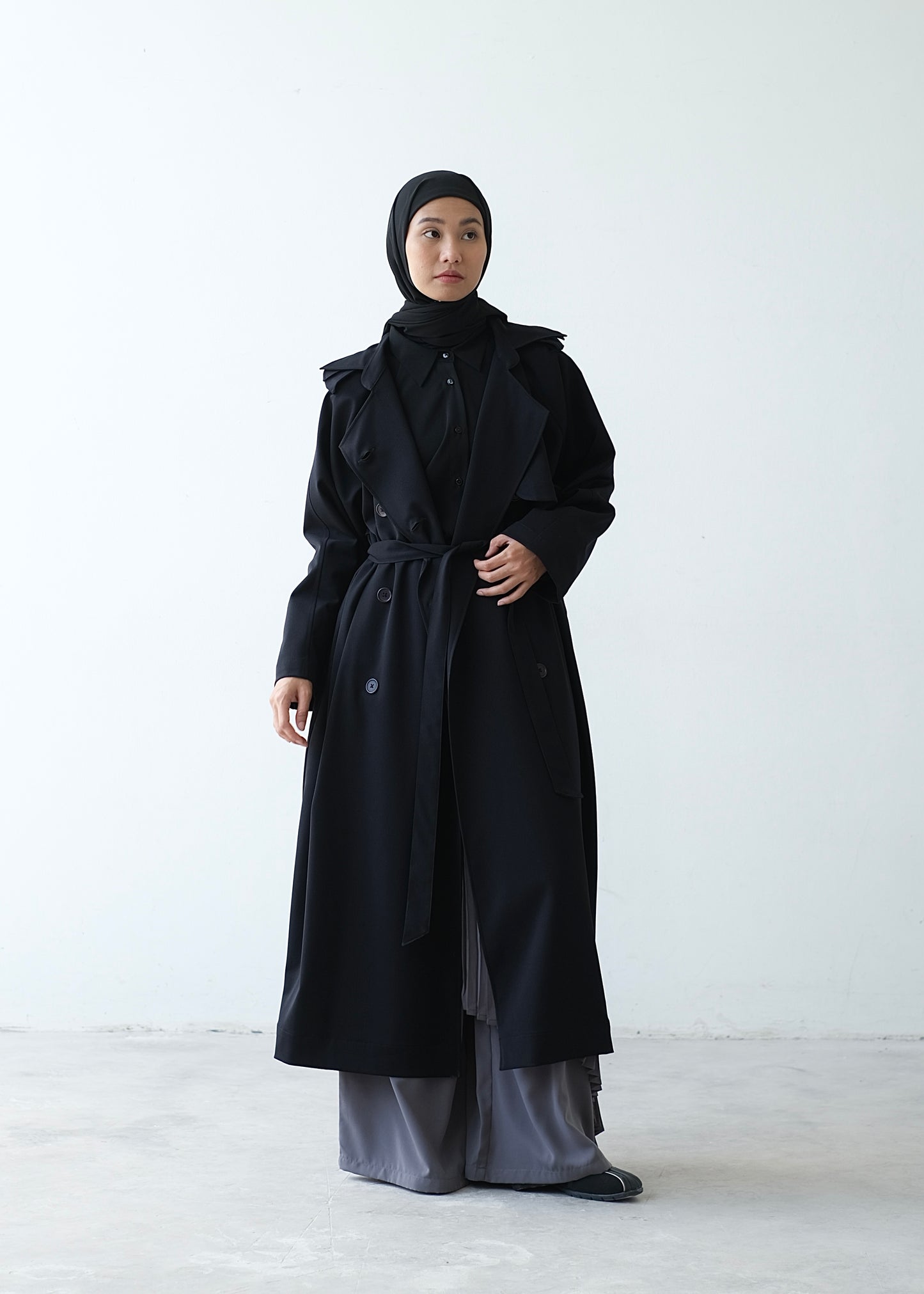 RASHAWL DEIJI HOODED COAT