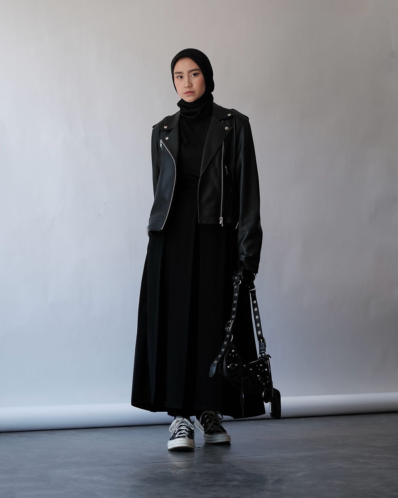 RASHAWL BLACK LEATHER JACKET