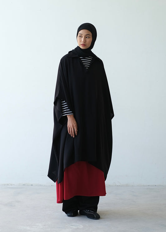 RASHAWL SAKURA OVERSIZE VEST WITH COLLAR
