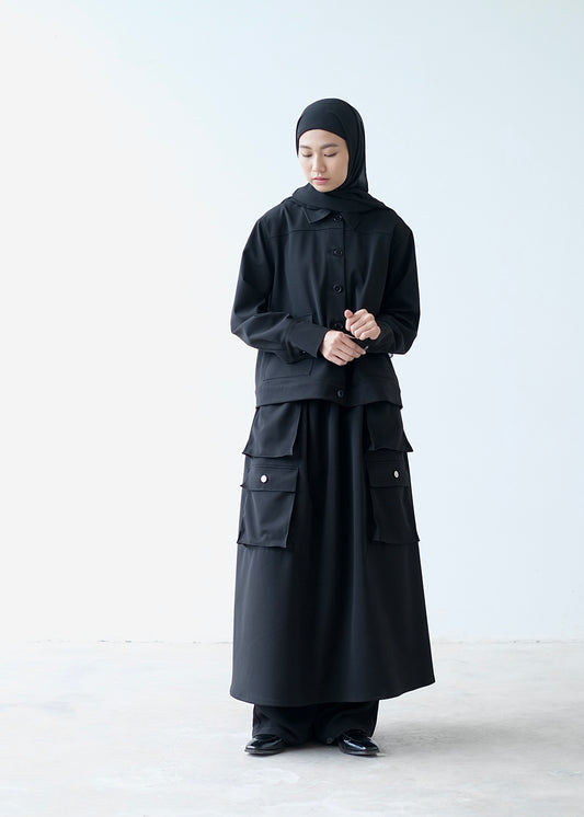 RASHAWL ASAGAO FRONT POCKET SHIRT