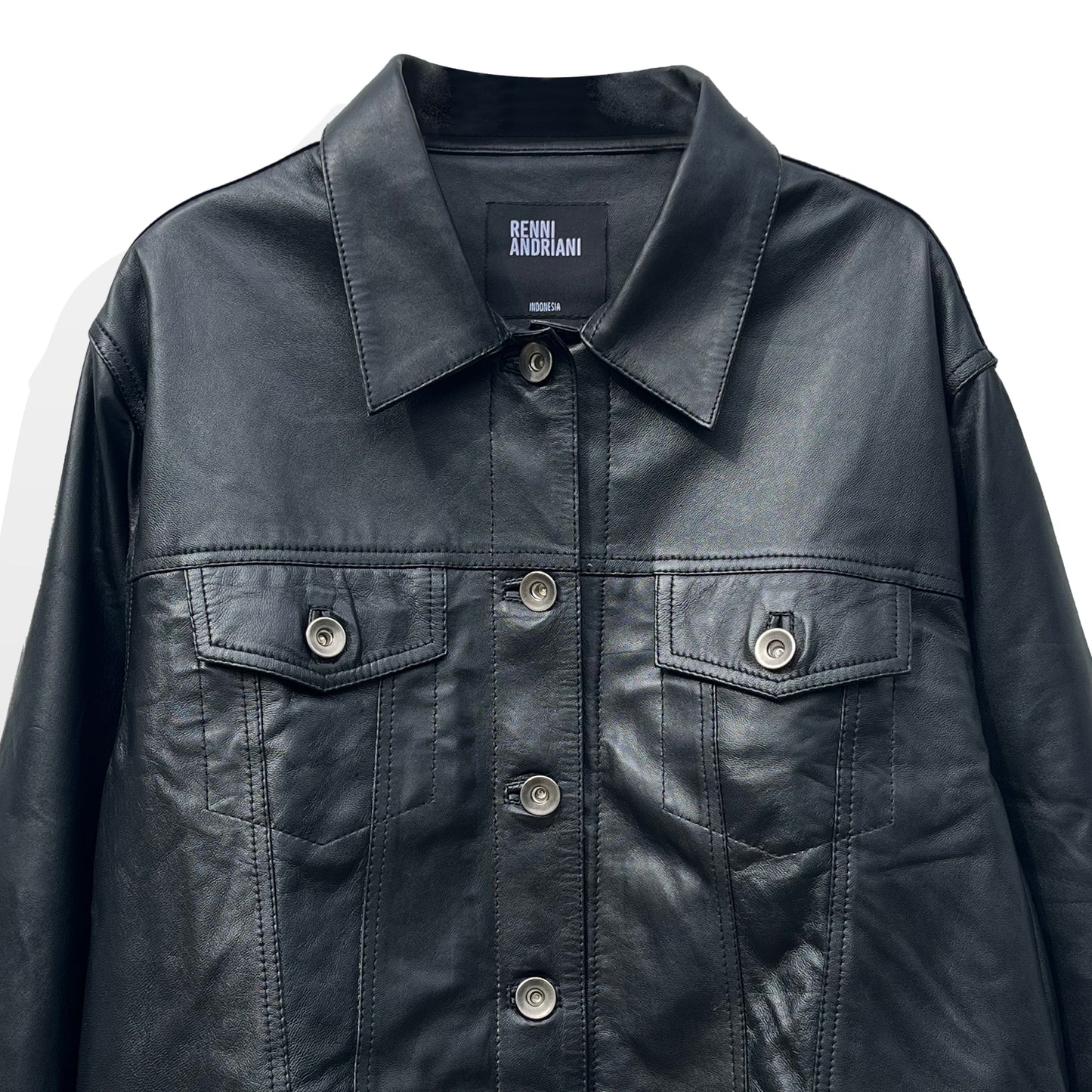 RASHAWL CHRYSANT LEATHER JACKET