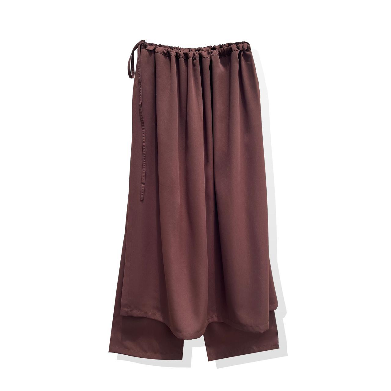 RASHAWL HIBISCUS DRAWSTRING LAYERED PANTS