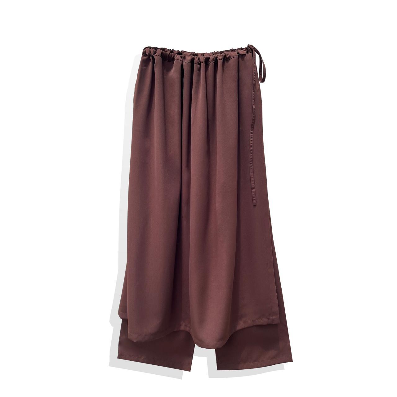 RASHAWL HIBISCUS DRAWSTRING LAYERED PANTS