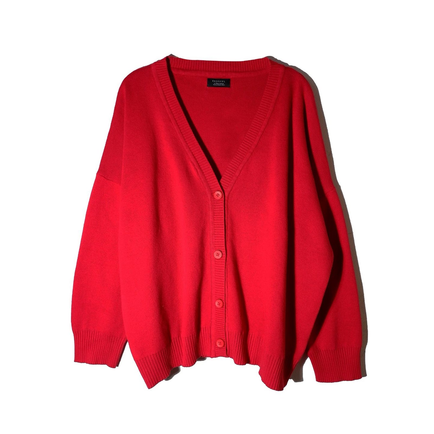 RASHAWL OVERSIZE PLAIN CARDIGAN