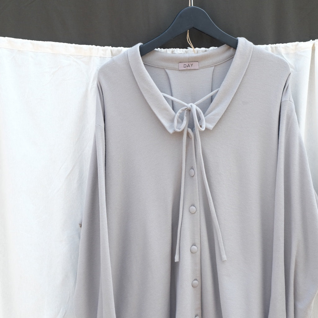 DAYCLOTH MARIGORUDO OVERSHIRT WITH TIE