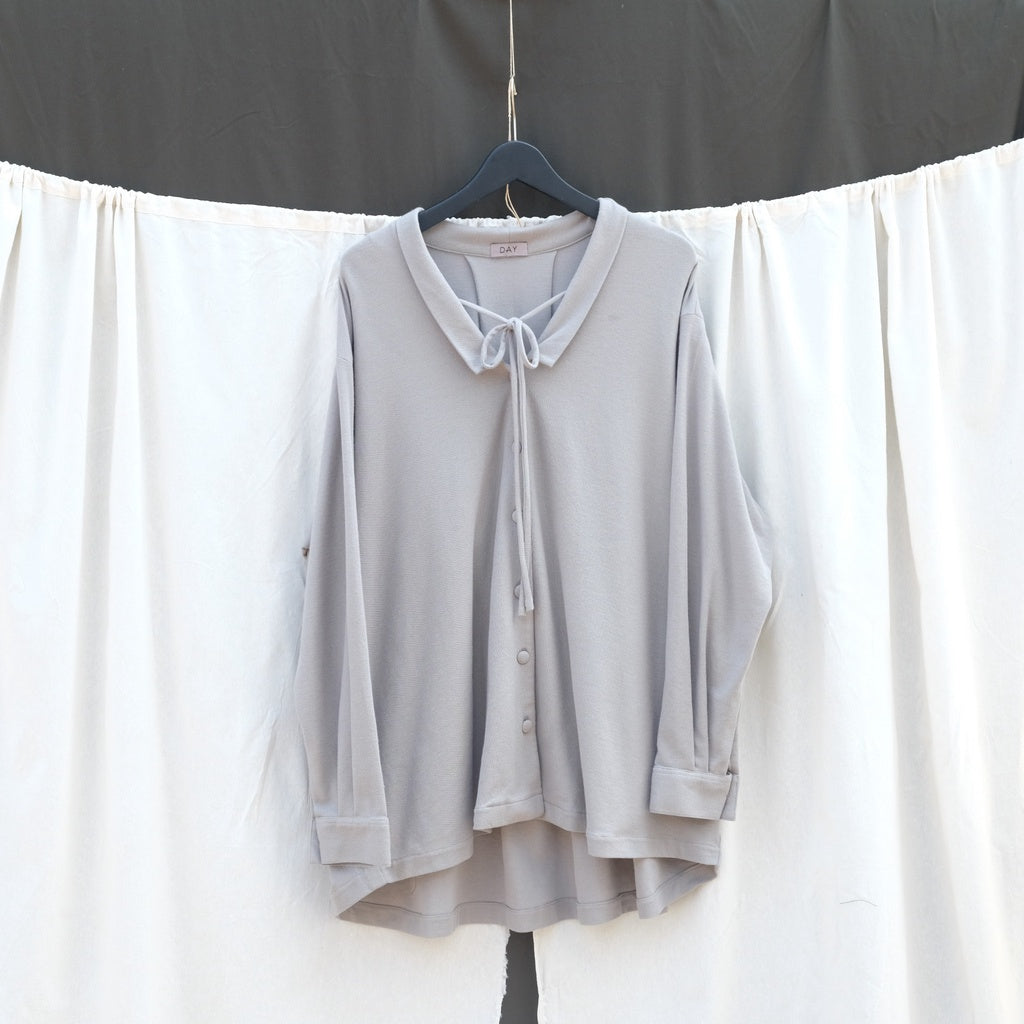 DAYCLOTH MARIGORUDO OVERSHIRT WITH TIE