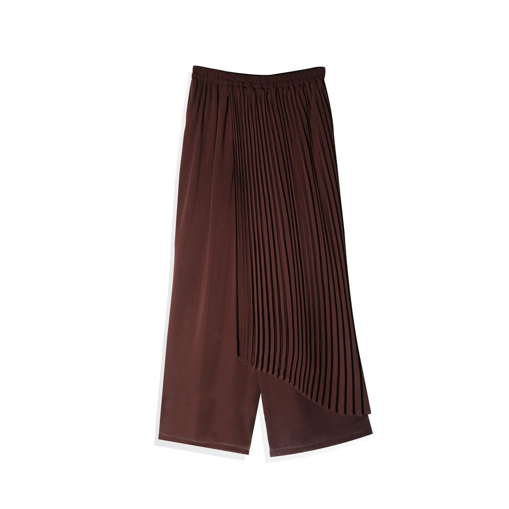 RASHAWL AJISAI LAYERED PLEATS PANTS
