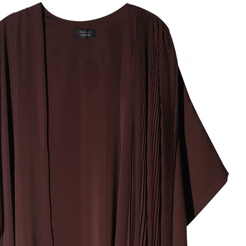 RASHAWL DANDELION OVERSIZED PLEATS CAPE