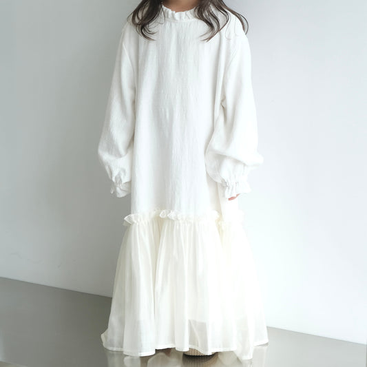 PRE ORDER RASHAWL KIDS GIRLS ASILAH SOFT RUFFLES DRESS