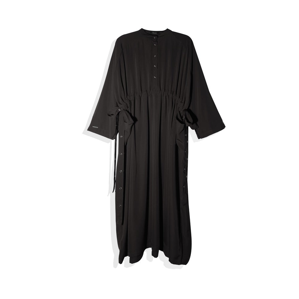 RASHAWL LILAC DRAWSTRING UTILITY ABAYA