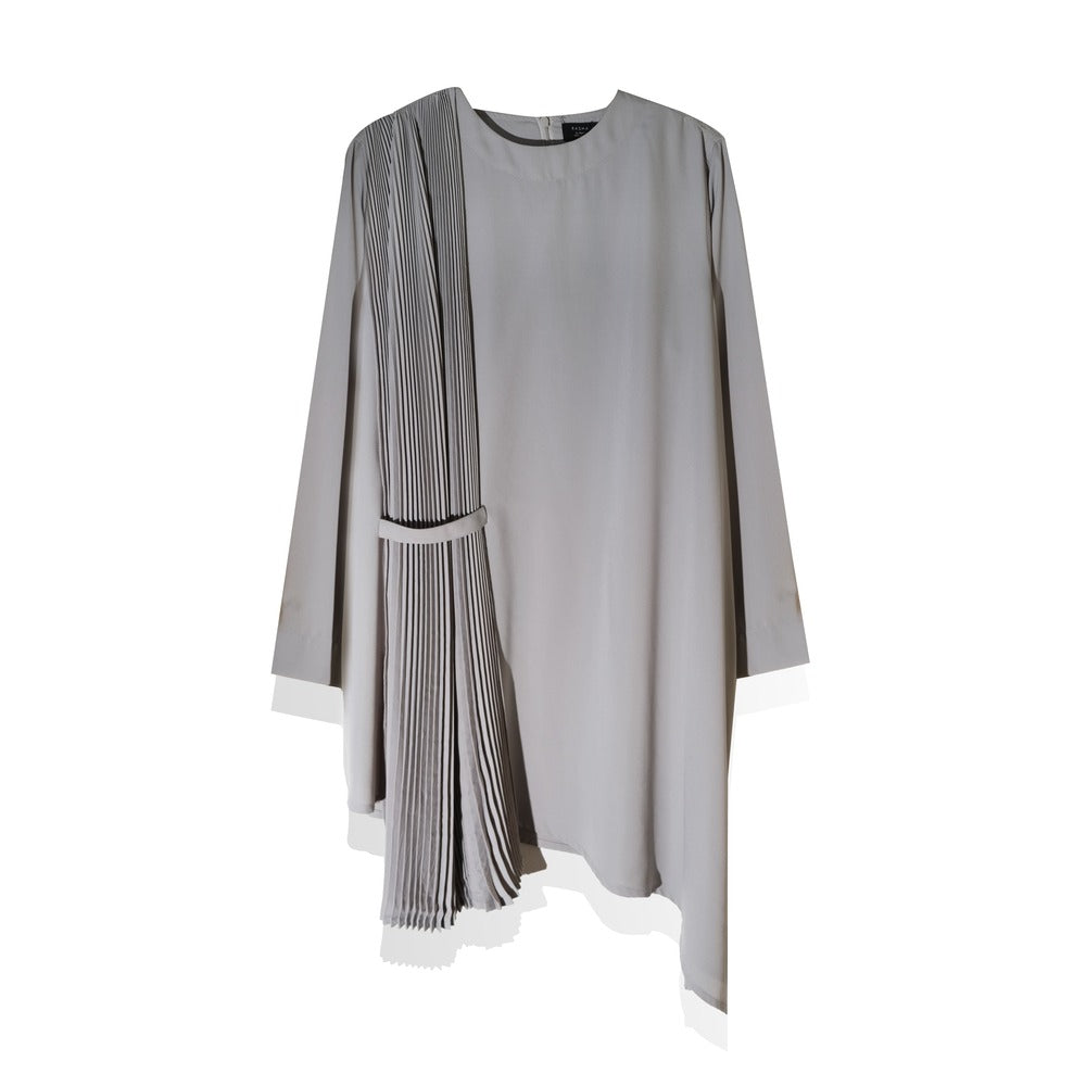 RASHAWL PRIMROSE ASSYMETRIC PLEATS BLOUSE