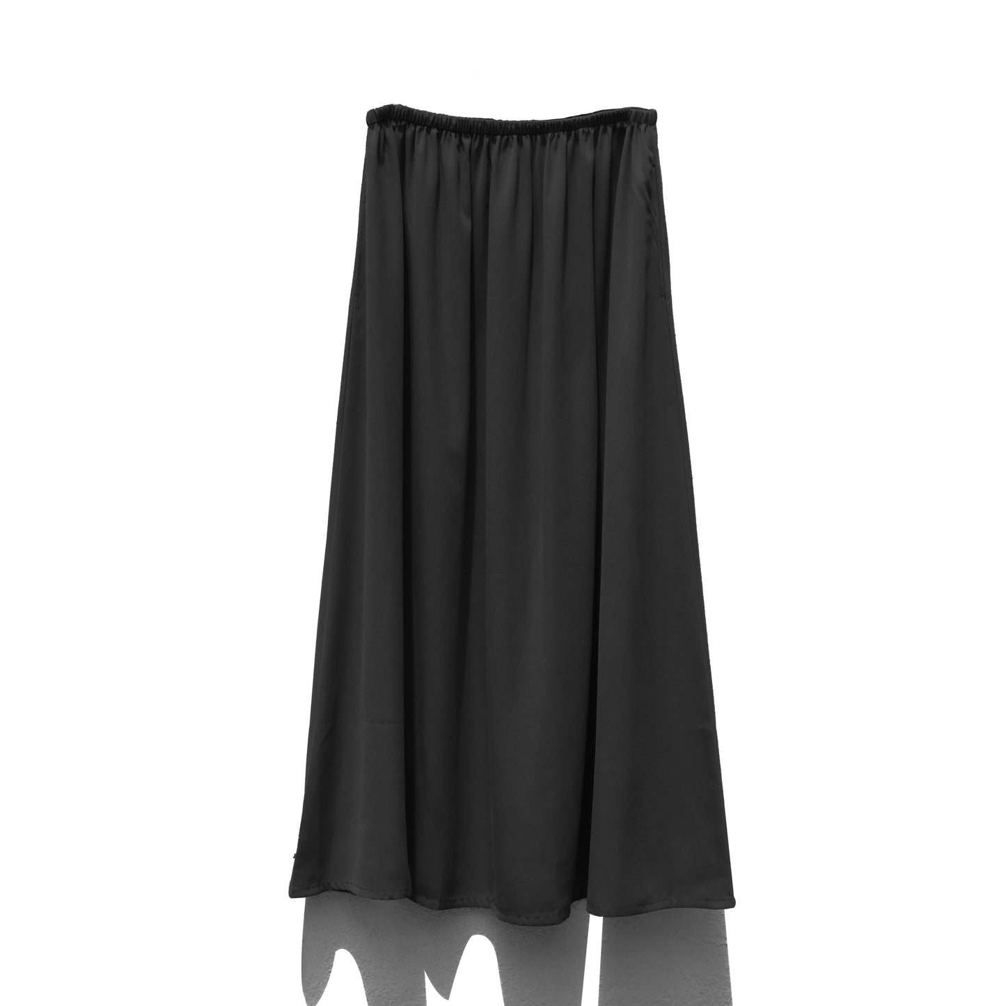RASHAWL ASAGO PLEATED LAYERED SKIRT