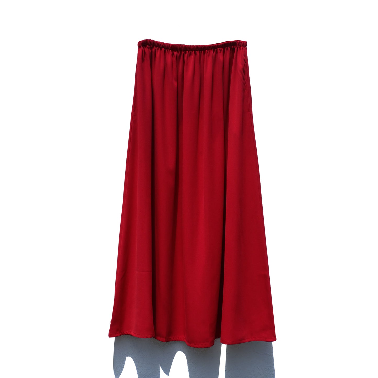 RASHAWL ASAGO PLEATED LAYERED SKIRT