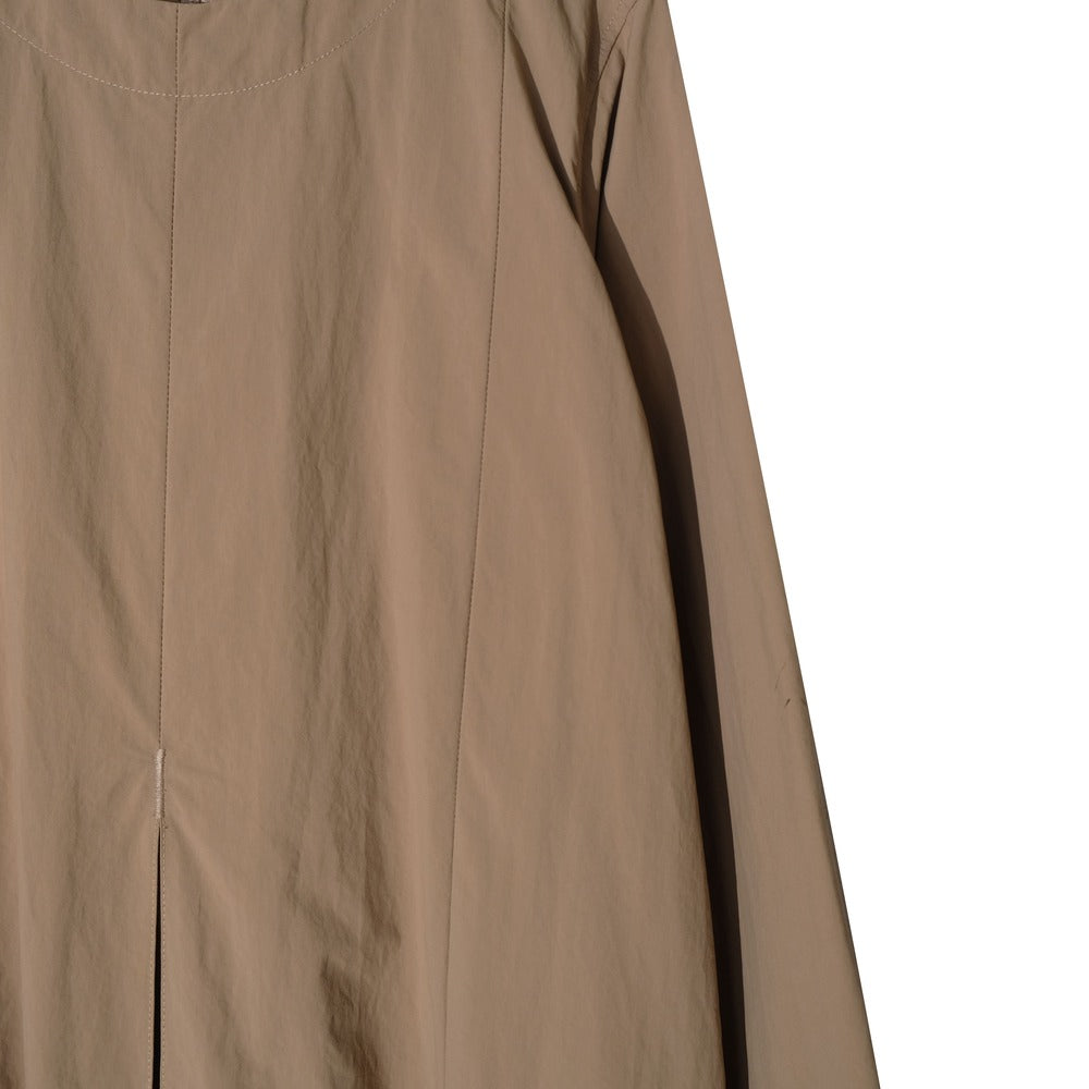 DAYCLOTH CORAL SLIT DRESS CAMEL