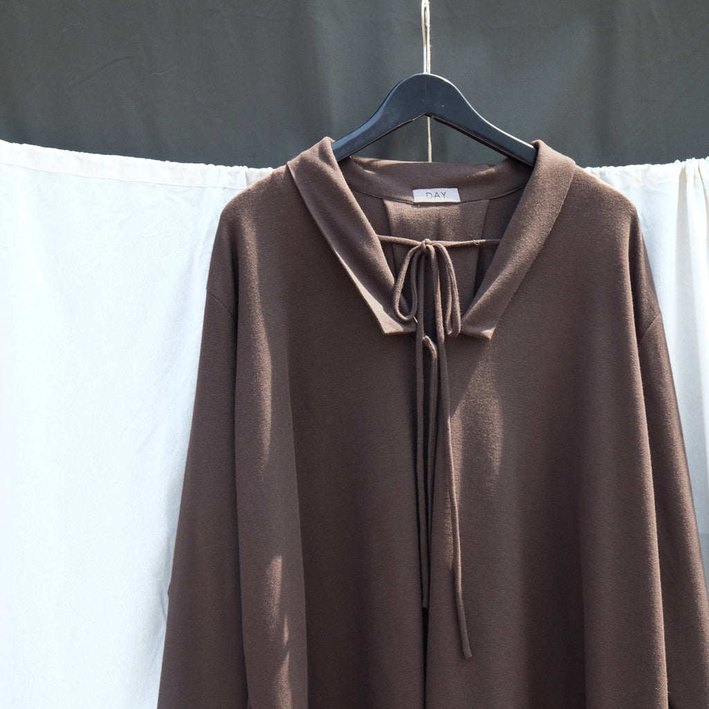 DAYCLOTH MARIGORUDO OVERSHIRT WITH TIE