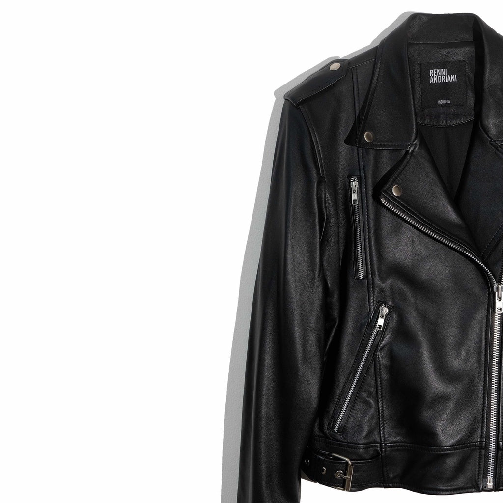 RASHAWL BLACK LEATHER JACKET