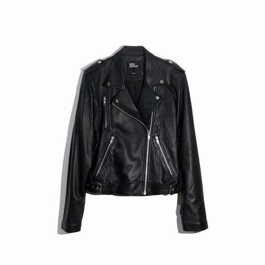 RASHAWL BLACK LEATHER JACKET