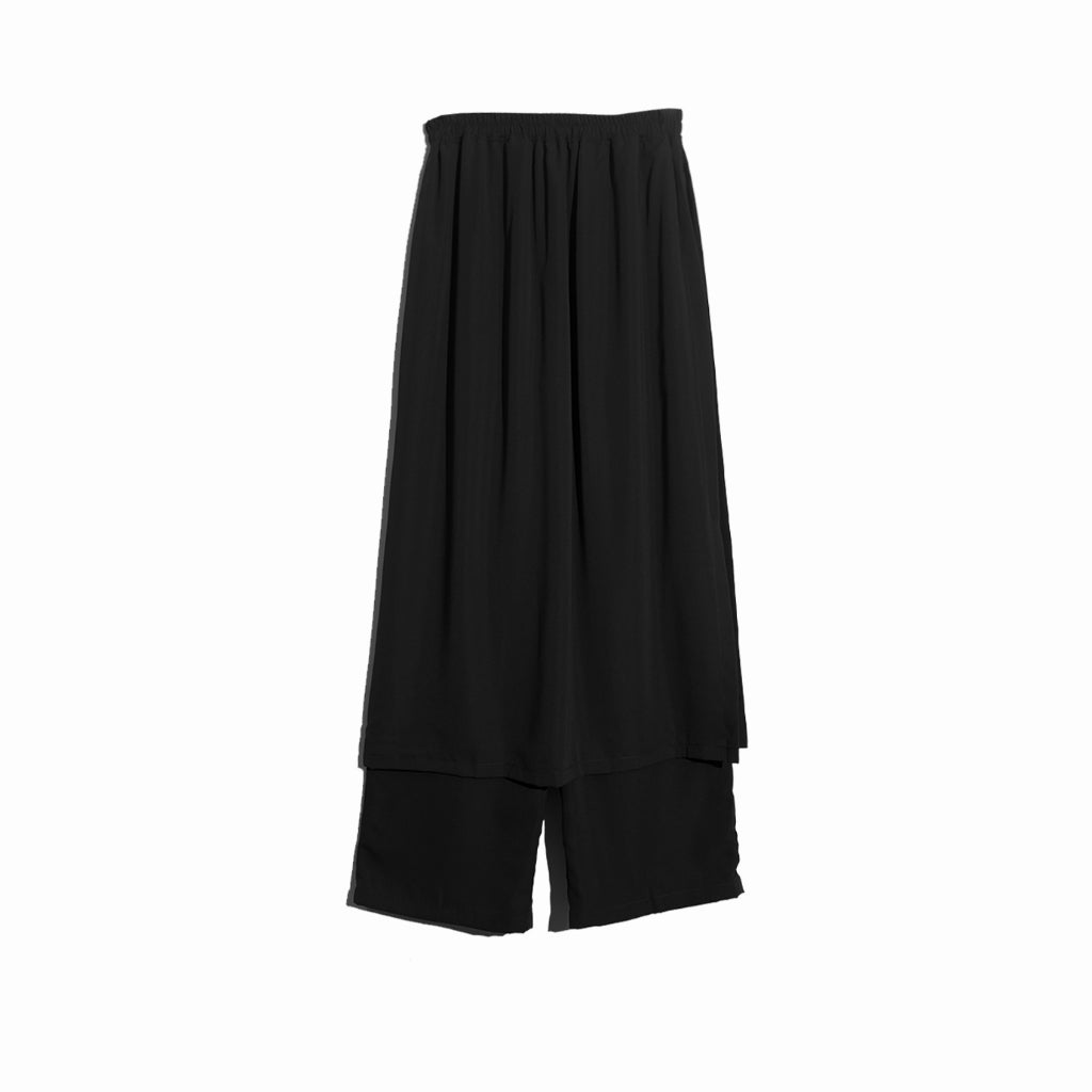 RASHAWL SIERRE WRAP WIDE LEG TROUSERS