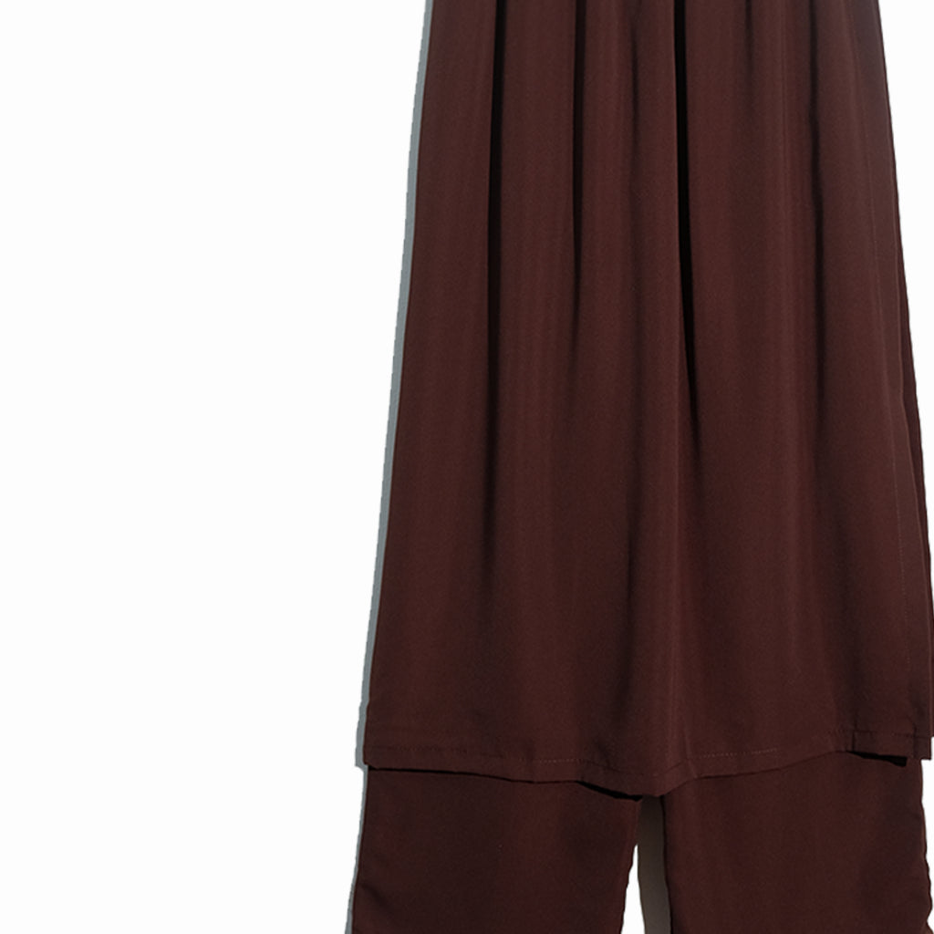 RASHAWL SIERRE WRAP WIDE LEG TROUSERS