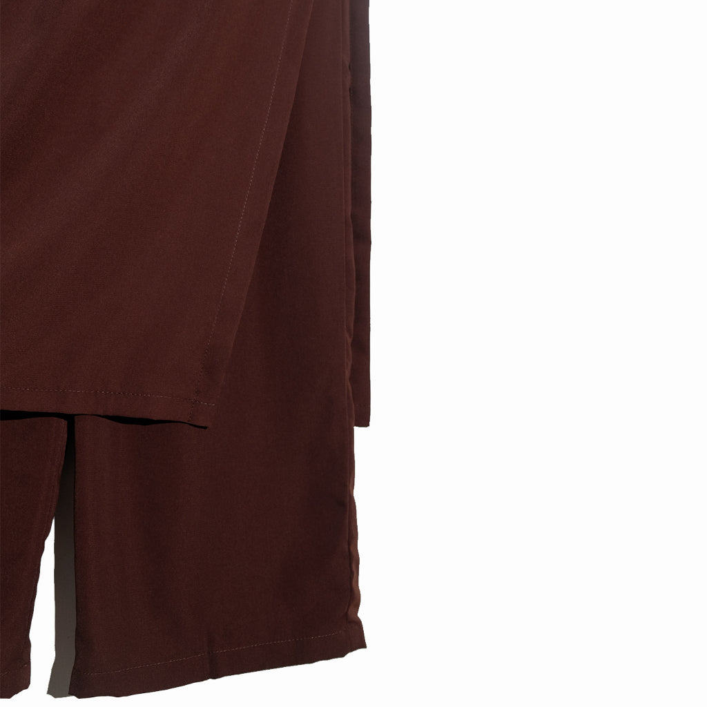 RASHAWL SIERRE WRAP WIDE LEG TROUSERS