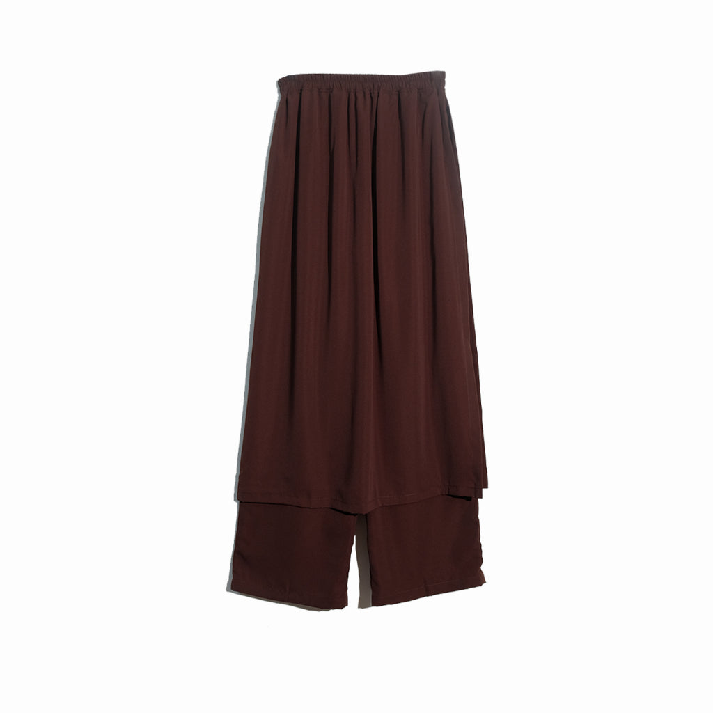 RASHAWL SIERRE WRAP WIDE LEG TROUSERS