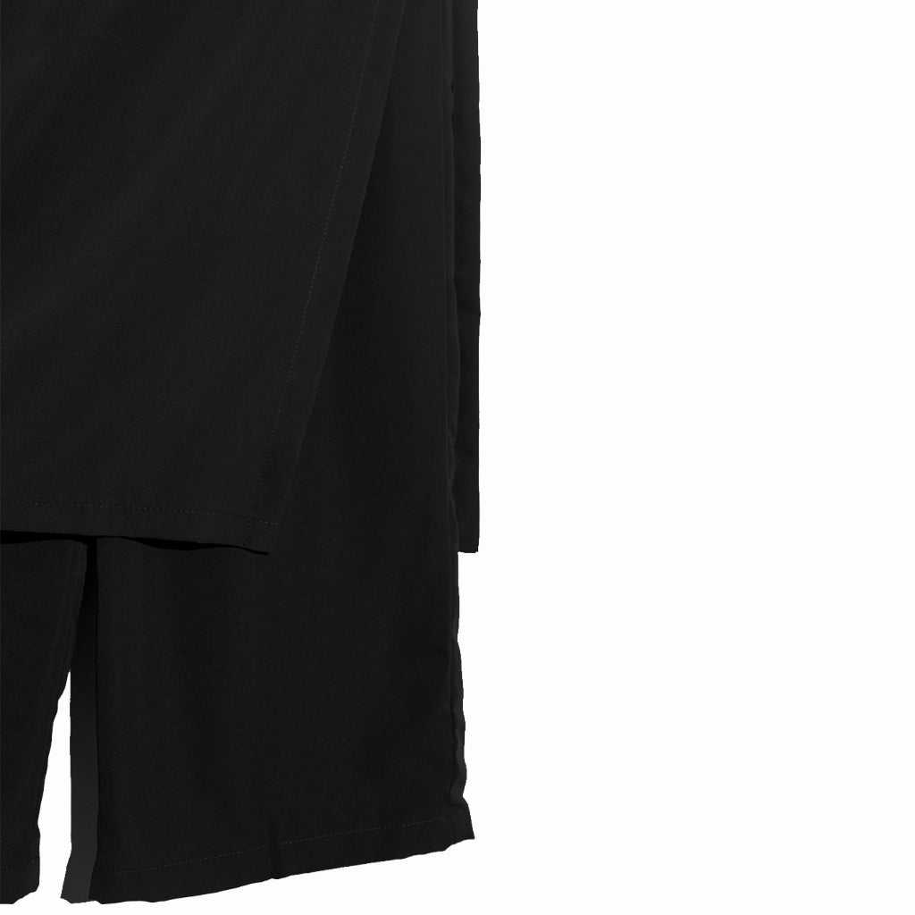 RASHAWL SIERRE WRAP WIDE LEG TROUSERS