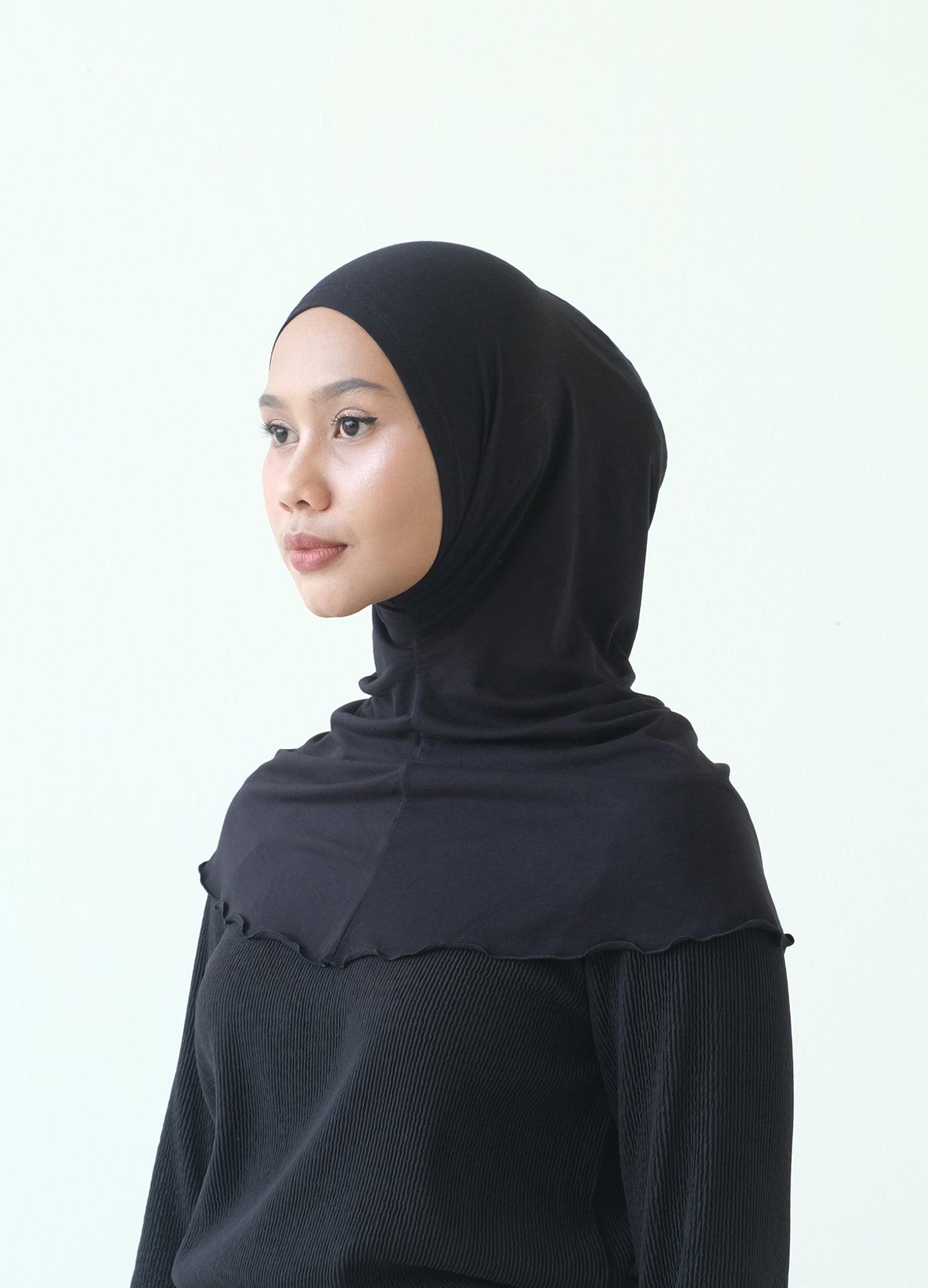 RASHAWL INNER HIJAB NO TALI BLACK
