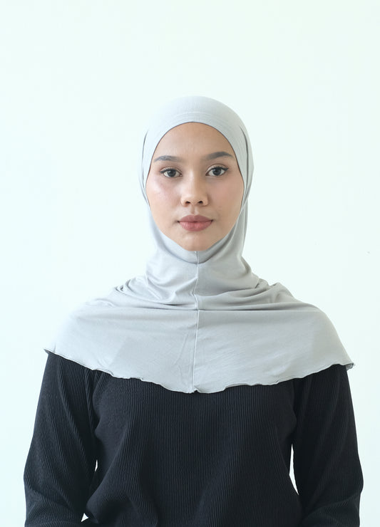 RASHAWL INNER HIJAB NO TALI SILVER