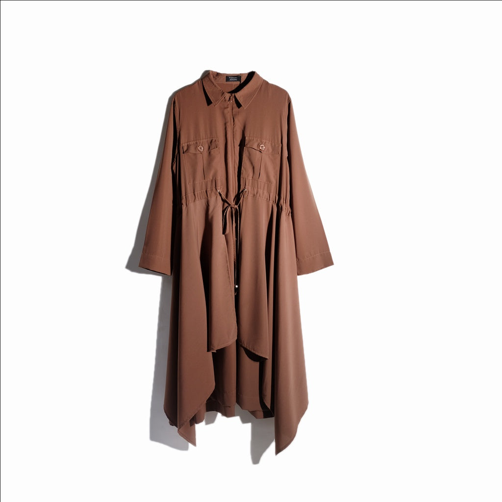 RASHAWL ABUMA LAYERED POCKET DRESS