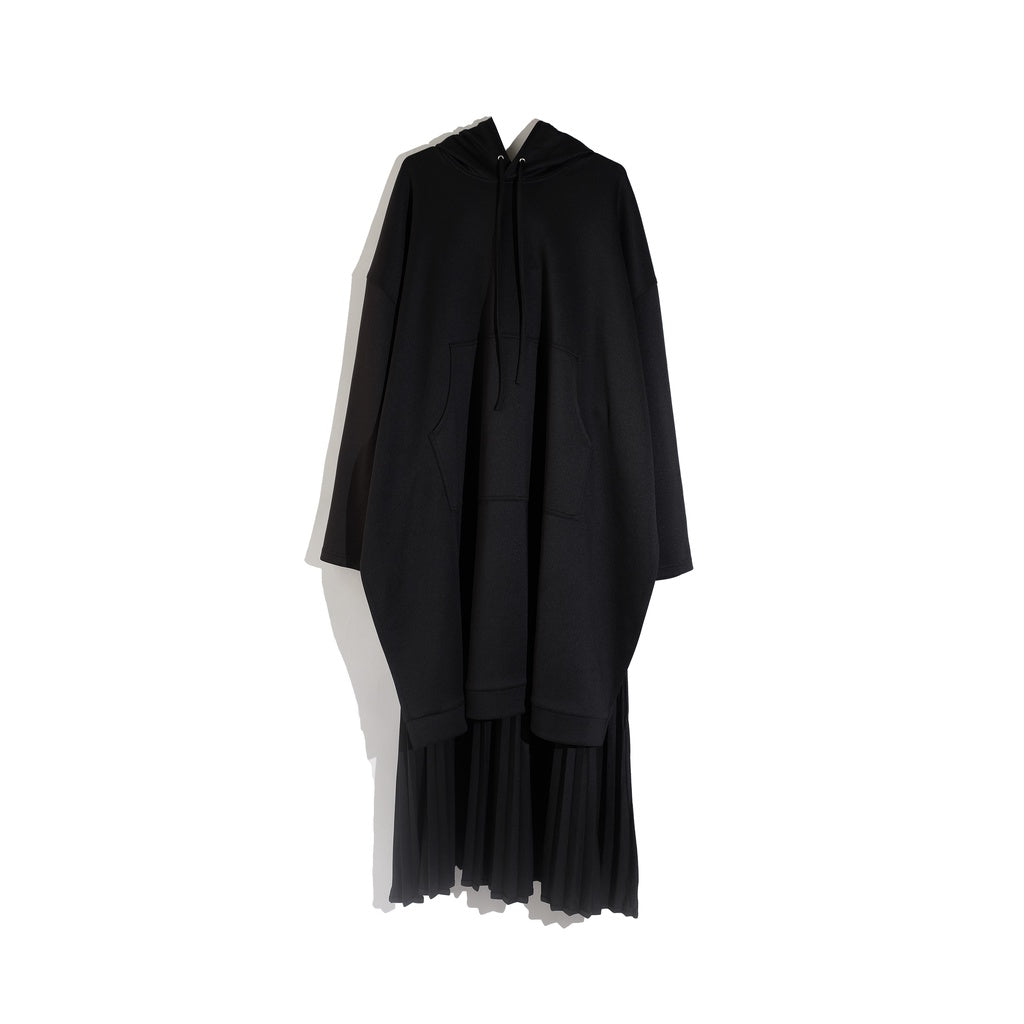 RASHAWL RUMOI PLEATS LONG SWEATSHIRT