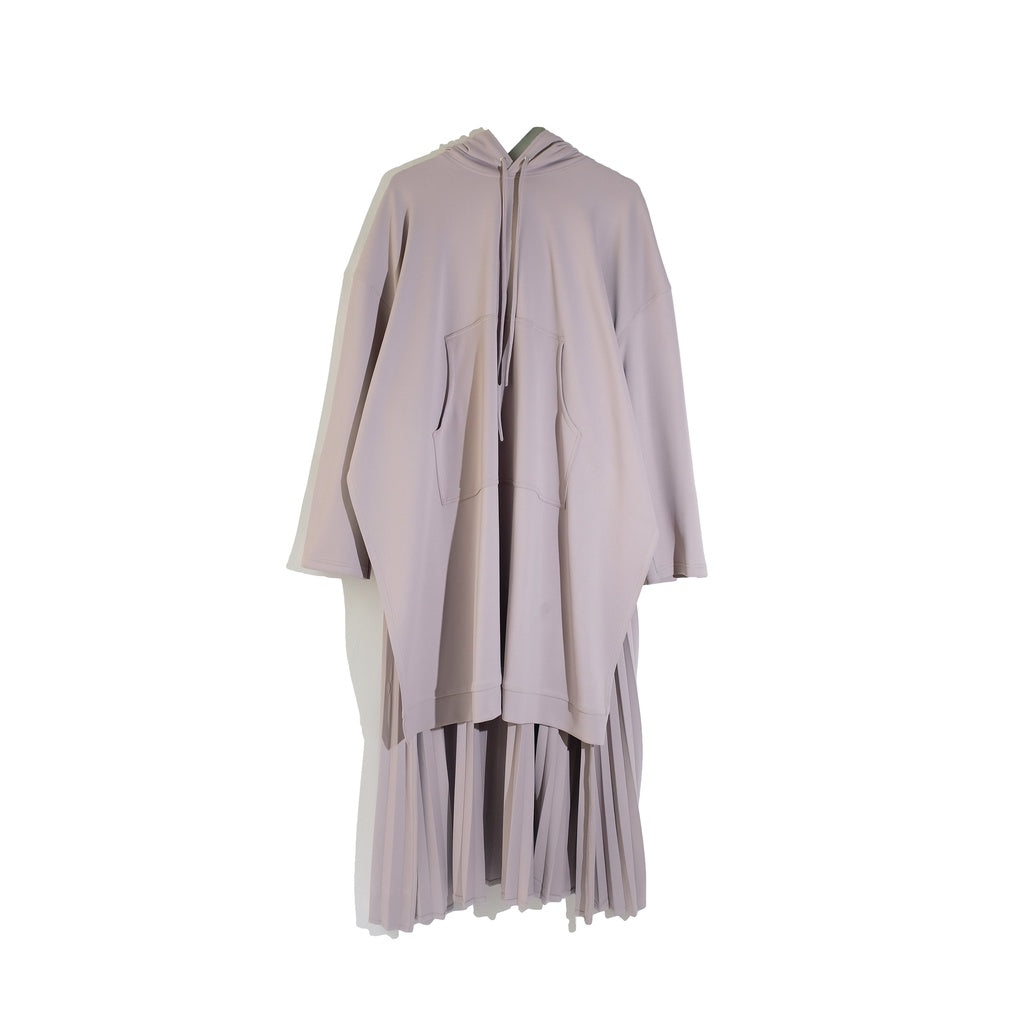 RASHAWL RUMOI PLEATS LONG SWEATSHIRT