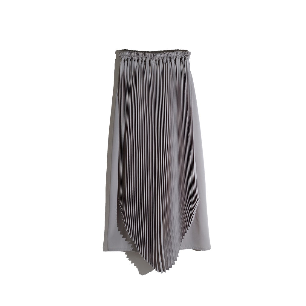 RASHAWL SHIRA LAYERED PLEATS SKIRT WITH POCKET