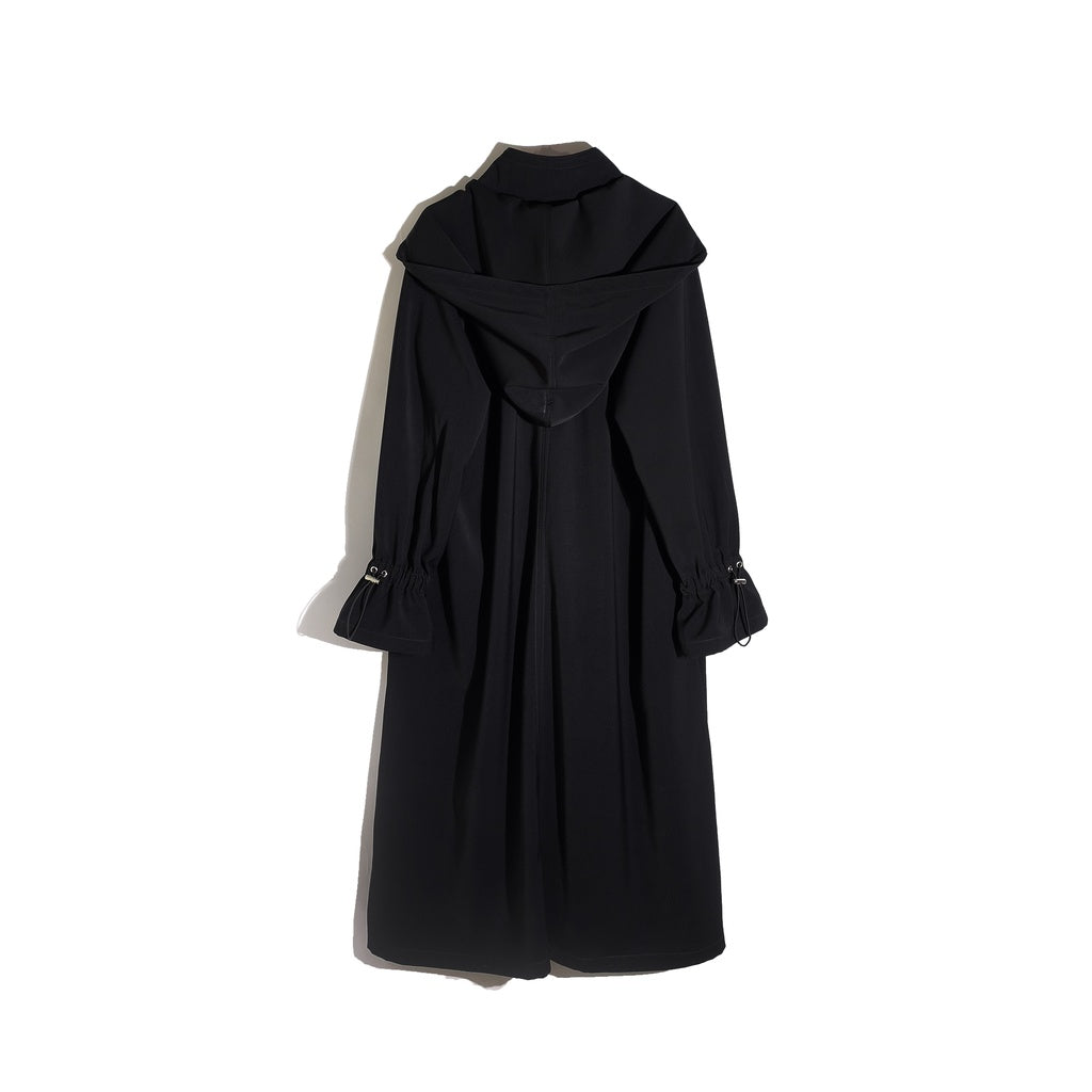 RASHAWL KUROBE LONG JACKET WITH HOODIE