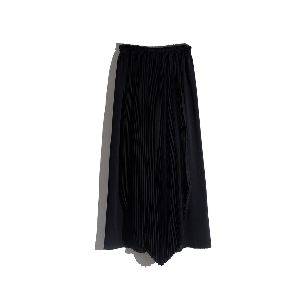 RASHAWL SHIRA LAYERED PLEATS SKIRT WITH POCKET