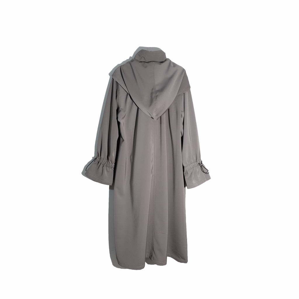 RASHAWL KUROBE LONG JACKET WITH HOODIE