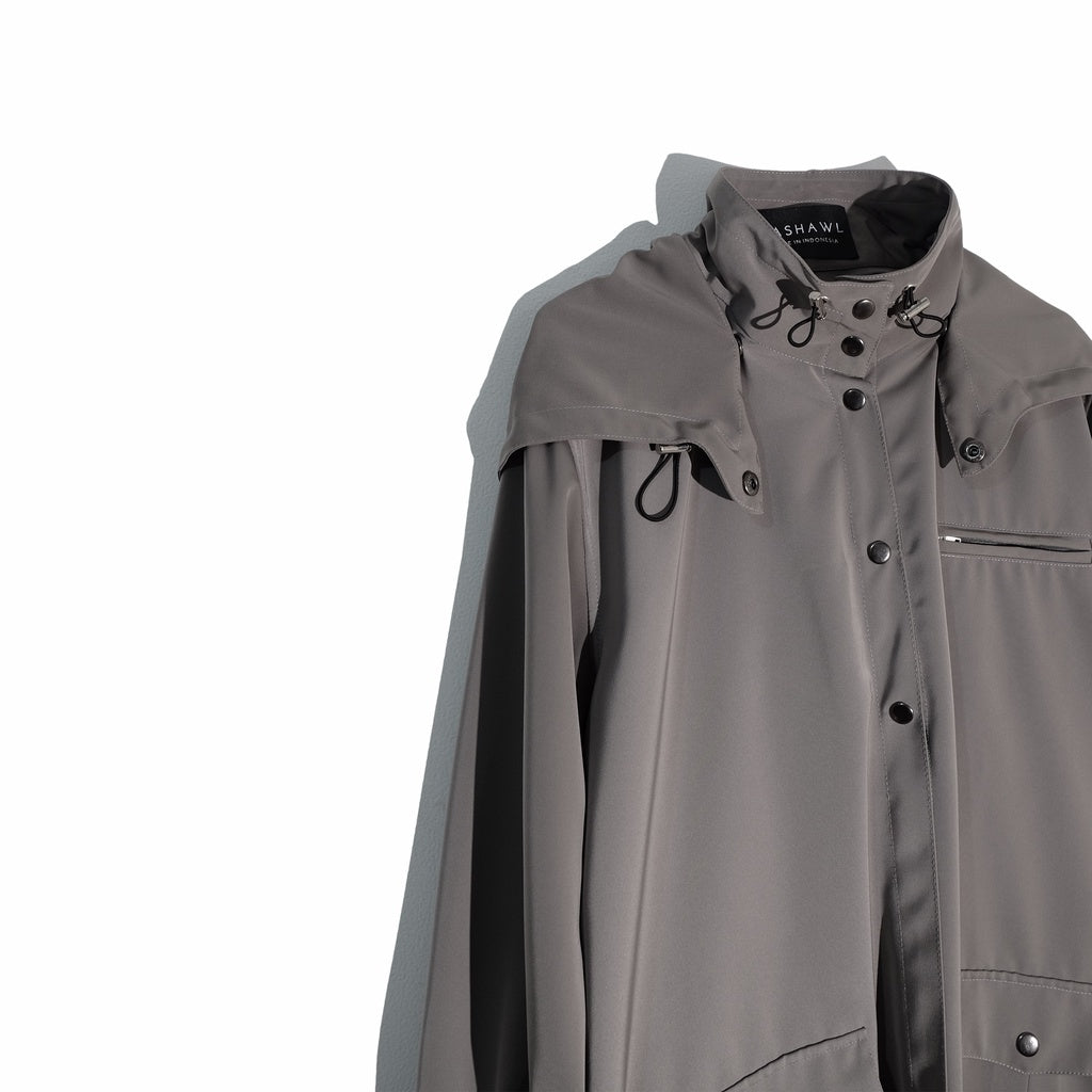 RASHAWL KUROBE LONG JACKET WITH HOODIE