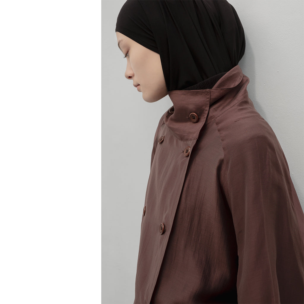 RASHAWL ECLIPSE TENCEL SHEER JACKET