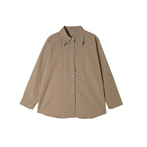 DAYCLOTH SKY SCALLOP SHIRT