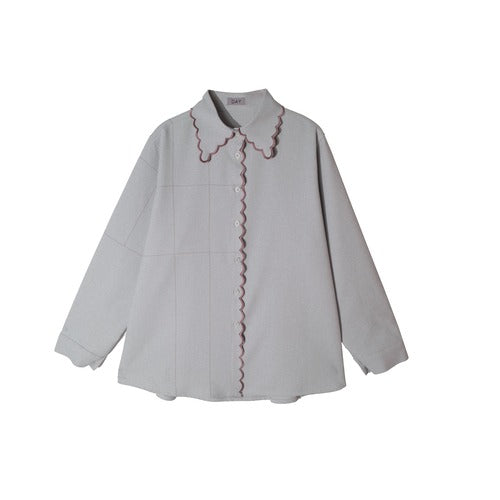 DAYCLOTH SKY SCALLOP SHIRT