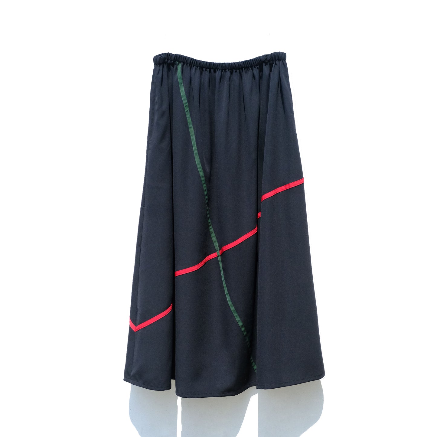RASHAWL TULIP PATCH SKIRT BLACK