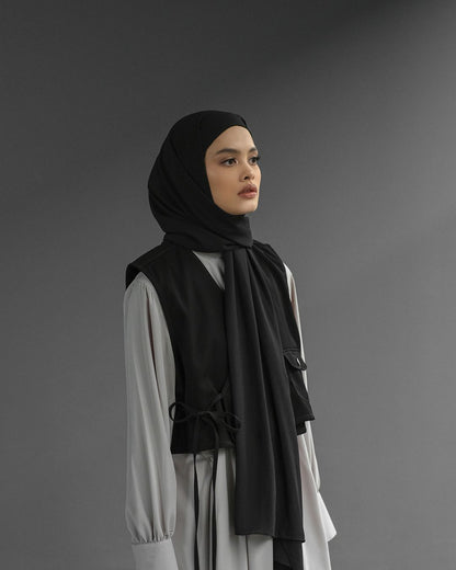RASHAWL SPIEZ UTILITY VEST BLACK
