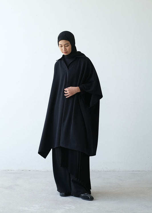 RASHAWL SAKURA OS VEST WITH COLLAR