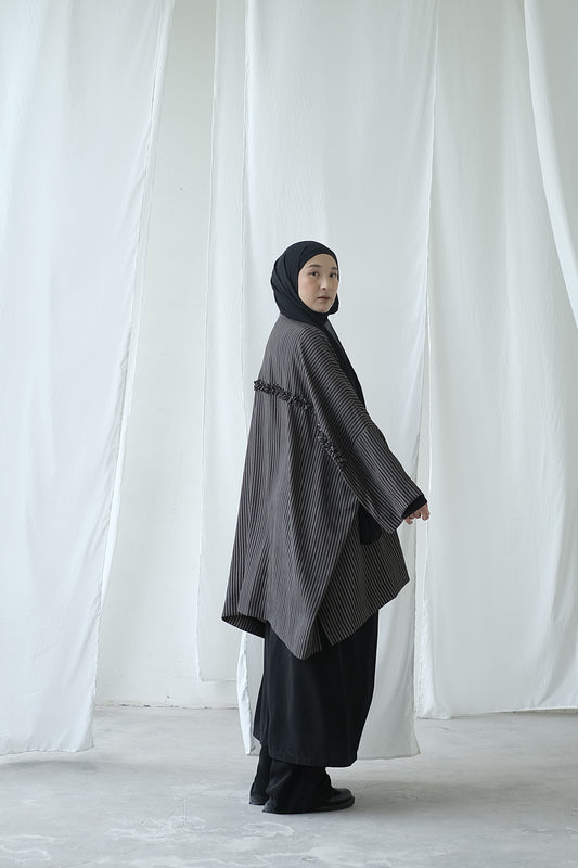 RASHAWL HIBISCUS DRAWSTRING LAYERED PANTS