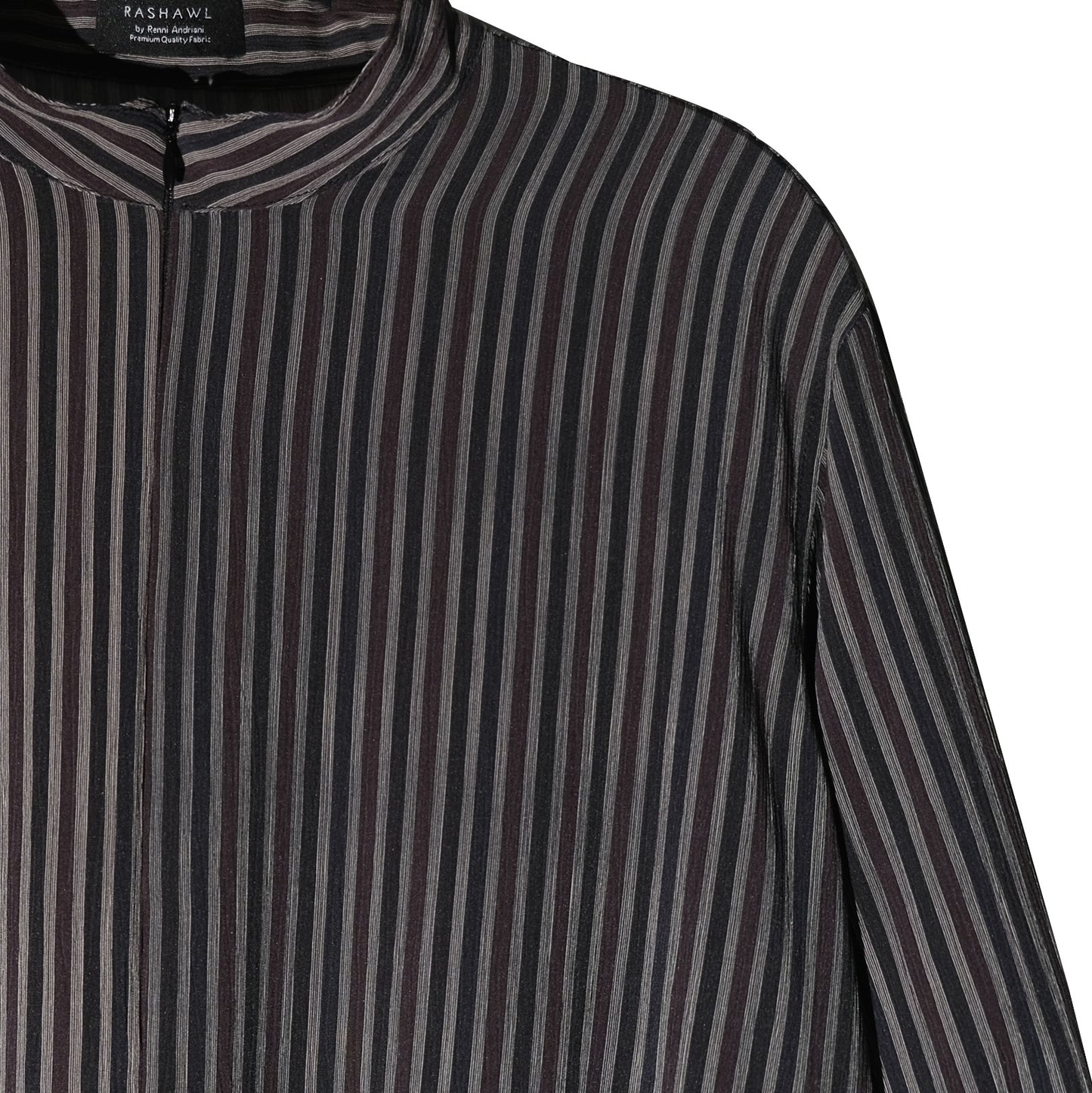 RASHAWL BUCK STIPES OVERSIZED DRESS