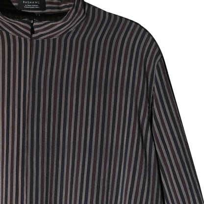 RASHAWL BUCK STIPES OVERSIZED DRESS