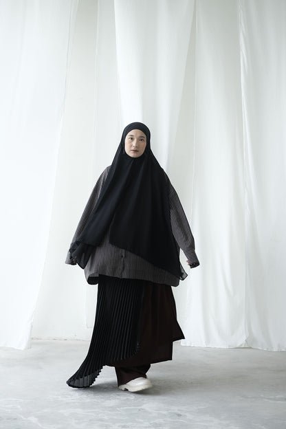 RASHAWL HARVEST OVERSIZED STRIPES SHIRT