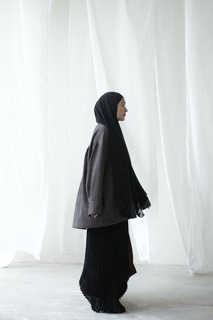 RASHAWL HARVEST OVERSIZED STRIPES SHIRT