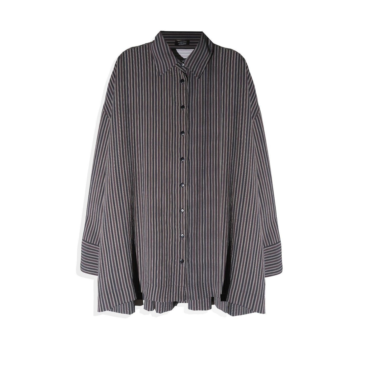 RASHAWL HARVEST OVERSIZED STRIPES SHIRT
